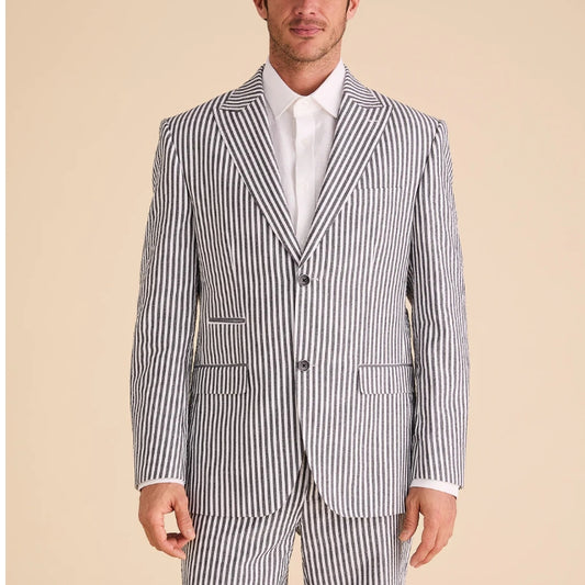 Seersucker - Men's Stripe Blazer - Regular