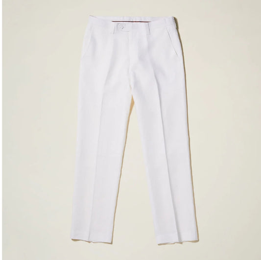 Inserch - Men's Linen Pant — Black & White