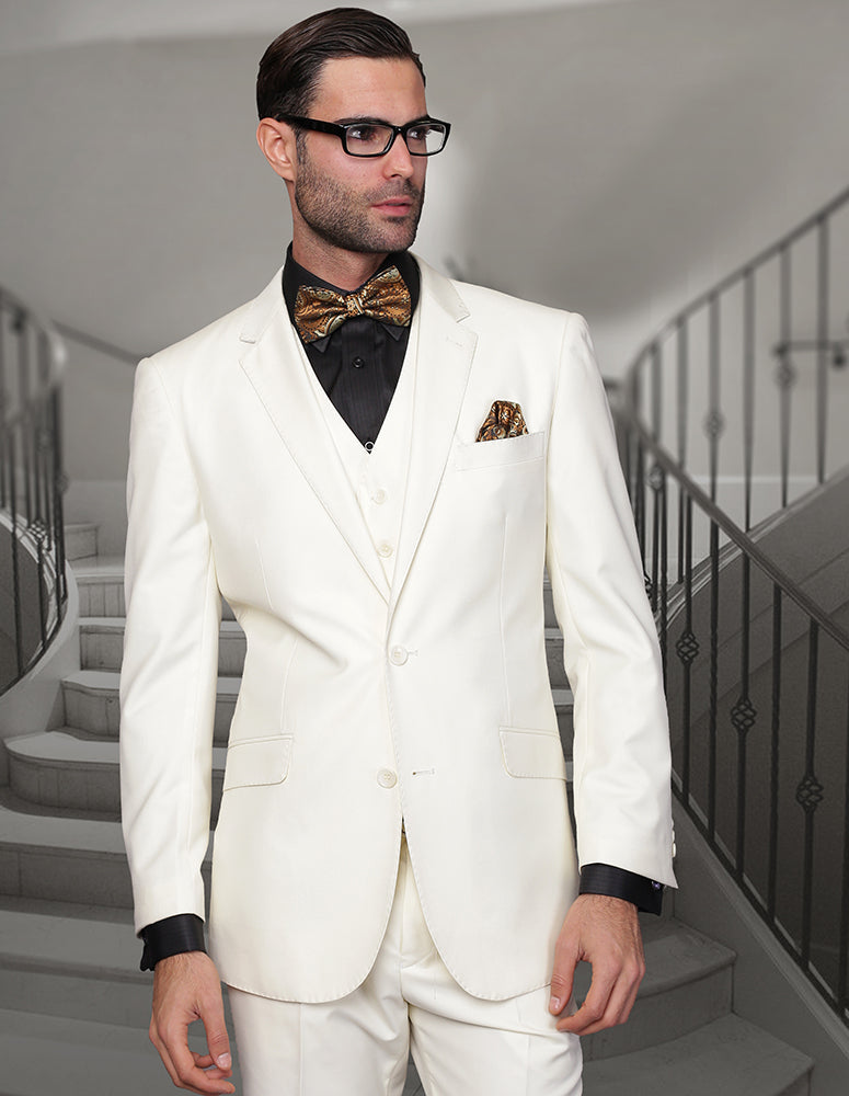 Statement - Men's Regular Fit 3Pc Suit Pleated Pants