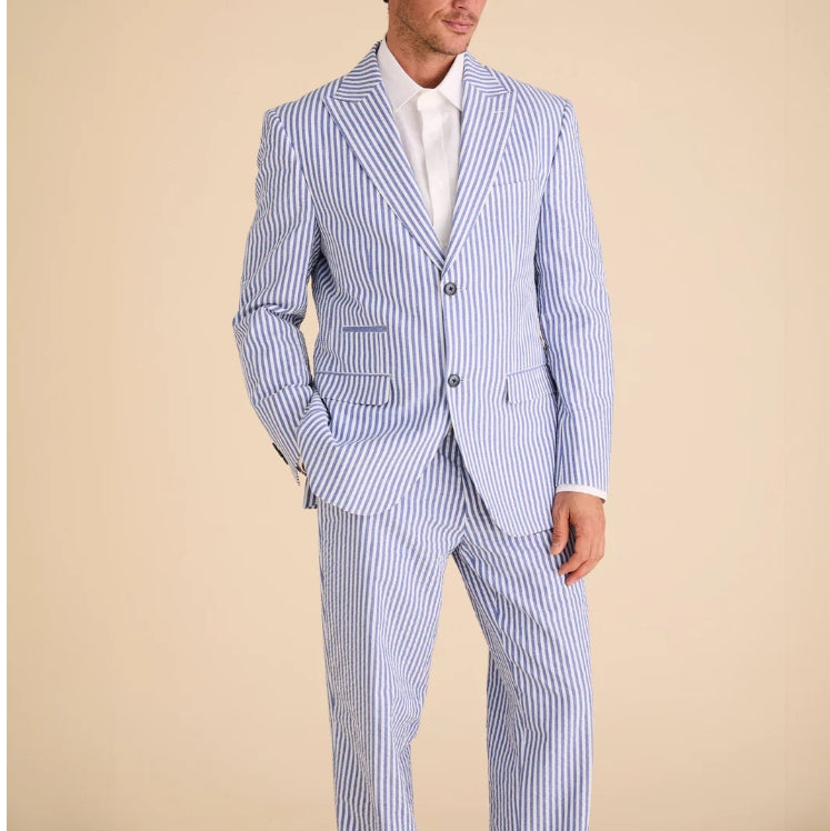 Seersucker - Men's Stripe Blazer - Regular