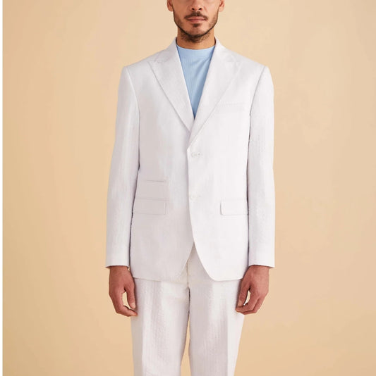 Seersucker - Men's Stripe Blazer - Regular