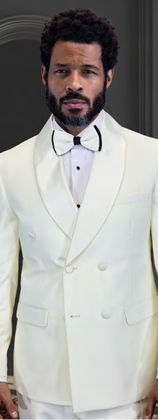 Statement - Men's Shawl Lapel Double Breasted Tuxedo 2PC